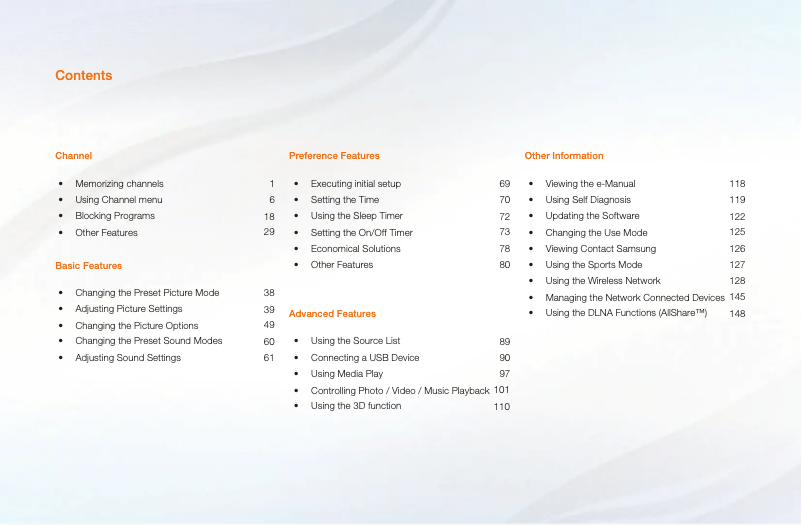 Page 1 de la notice Manuel utilisateur Samsung PN43F4550AF