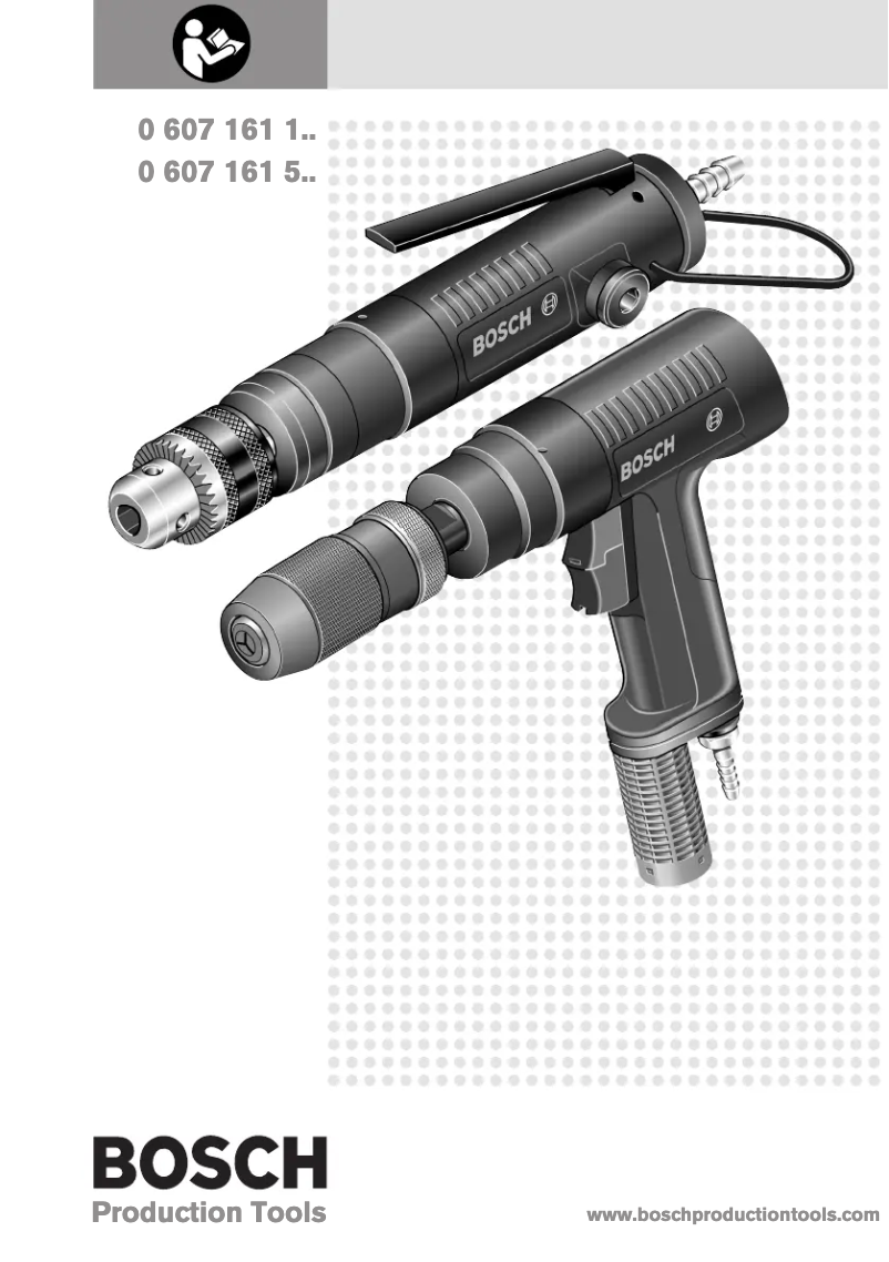 First page image of the manual for 0 607 161 101