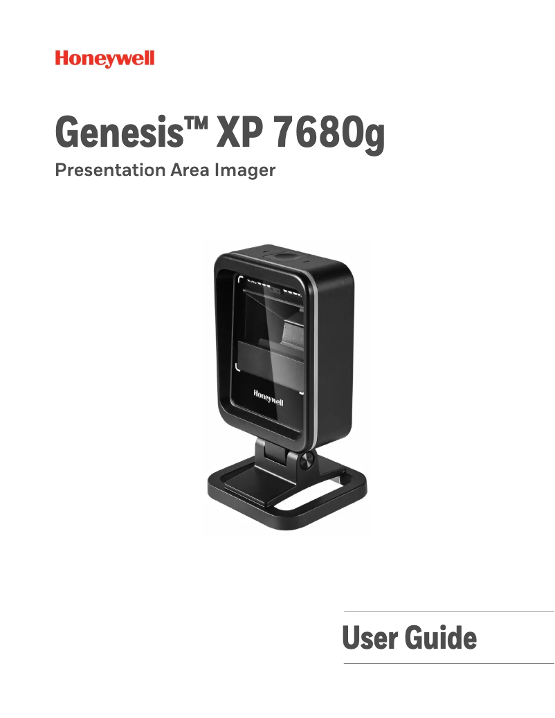 Image de la première page du manuel de l'appareil Genesis XP 7680g