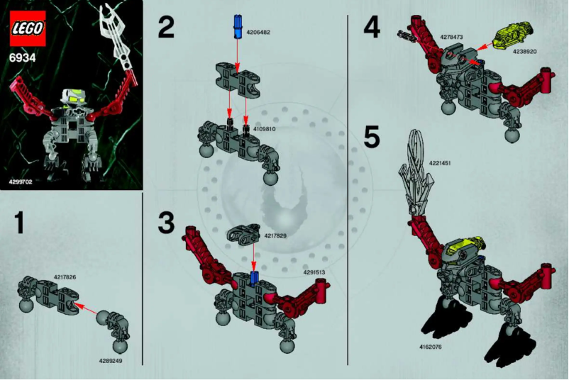 Page 1 de la notice Manuel utilisateur Lego Good Guy