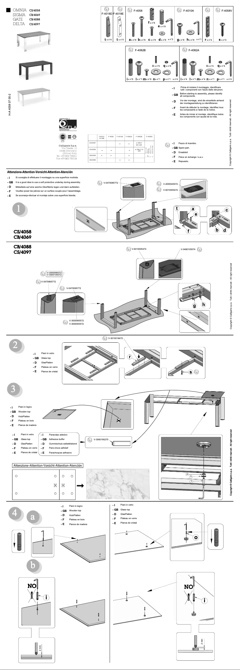 Image de la première page du manuel de l'appareil Gate