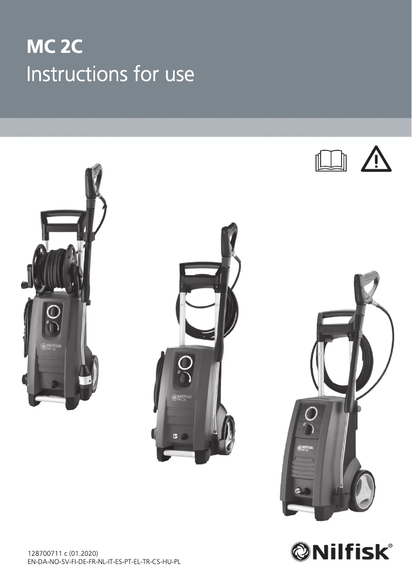 Página 1 del manual Manual de usuario Nilfisk MC 2
