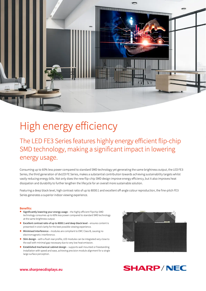 Image de la première page du manuel de l'appareil LED-FE019i3