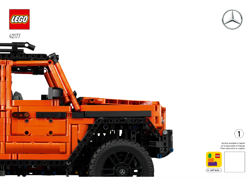 Page 1 de la notice Manuel utilisateur Lego Technic 42177
