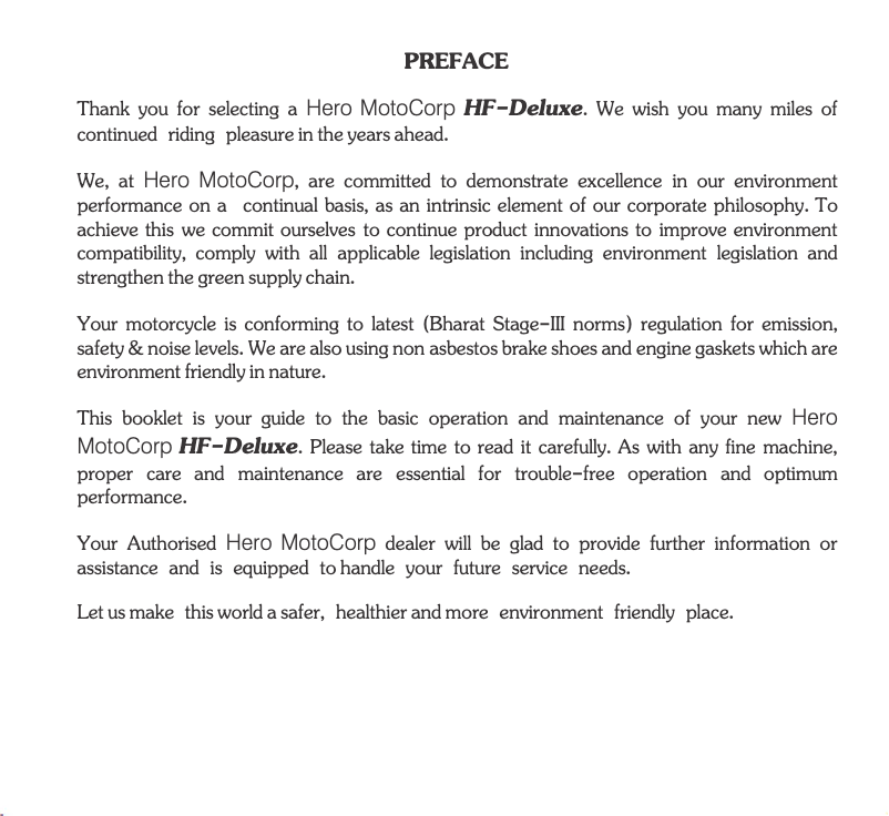 Imagen de la primera página del manual del dispositivo HF-Deluxe (2015)