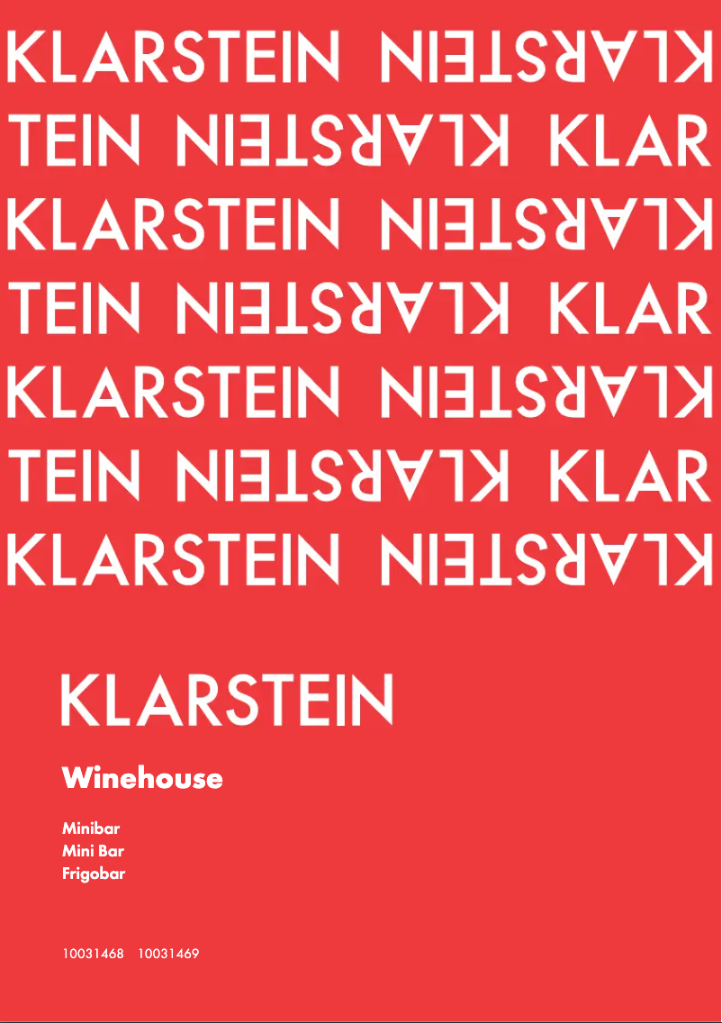 Image de la première page du manuel de l'appareil 10031468