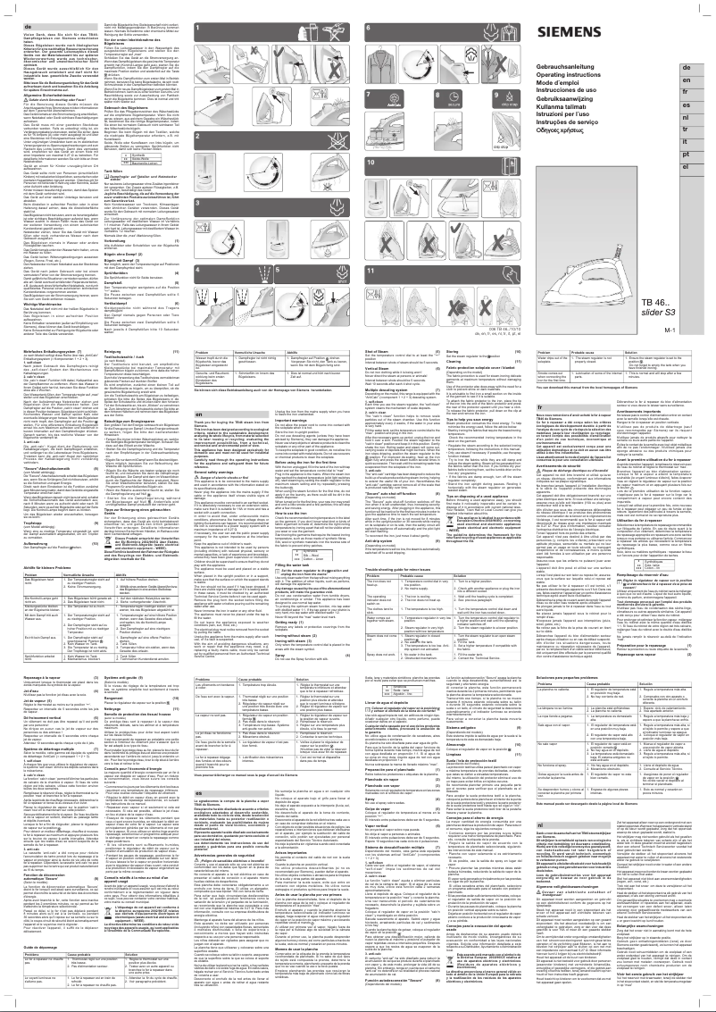 Page 1 de la notice Manuel utilisateur Siemens KD40R422