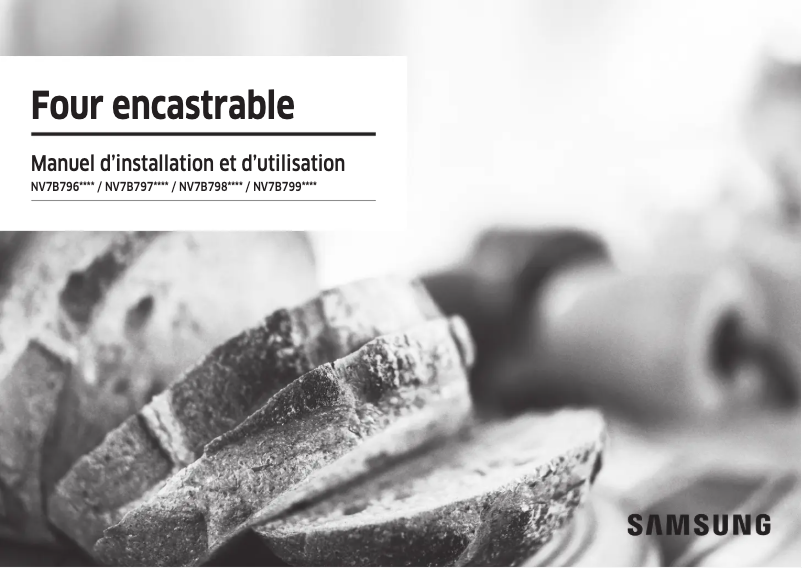 Page 1 de la notice Manuel utilisateur Samsung NV7B7990ADK