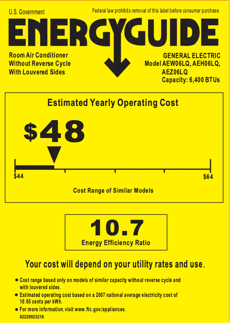 Image de la première page du manuel de l'appareil AEZ06LQ