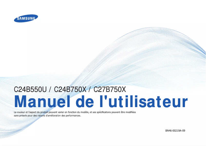 Image de la première page du manuel de l'appareil C24B550U
