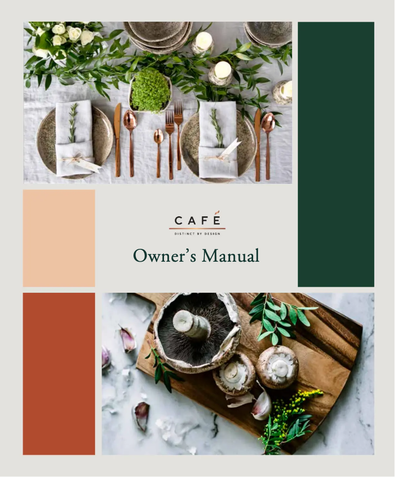 Image de la première page du manuel de l'appareil Café CGP60302TS1