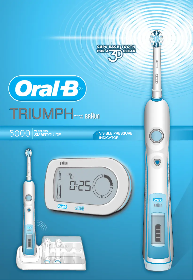 Page n°1 - Manuel utilisateur Braun Oral-B Pro 5000
