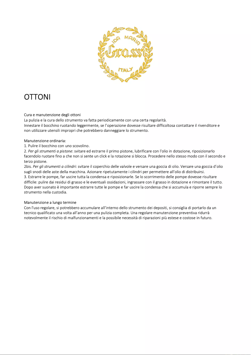 Page 1 de la notice Manuel utilisateur Grassi SC240