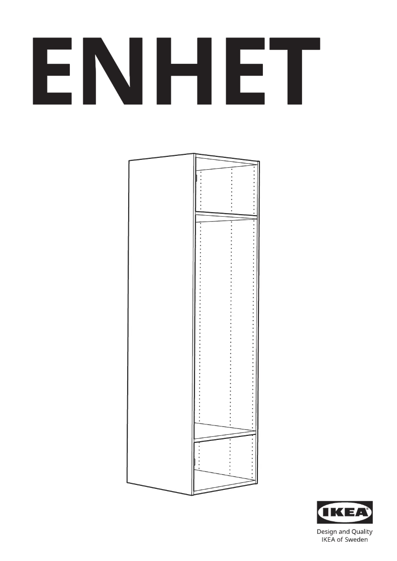 Image de la première page du manuel de l'appareil ENHET 005.142.07