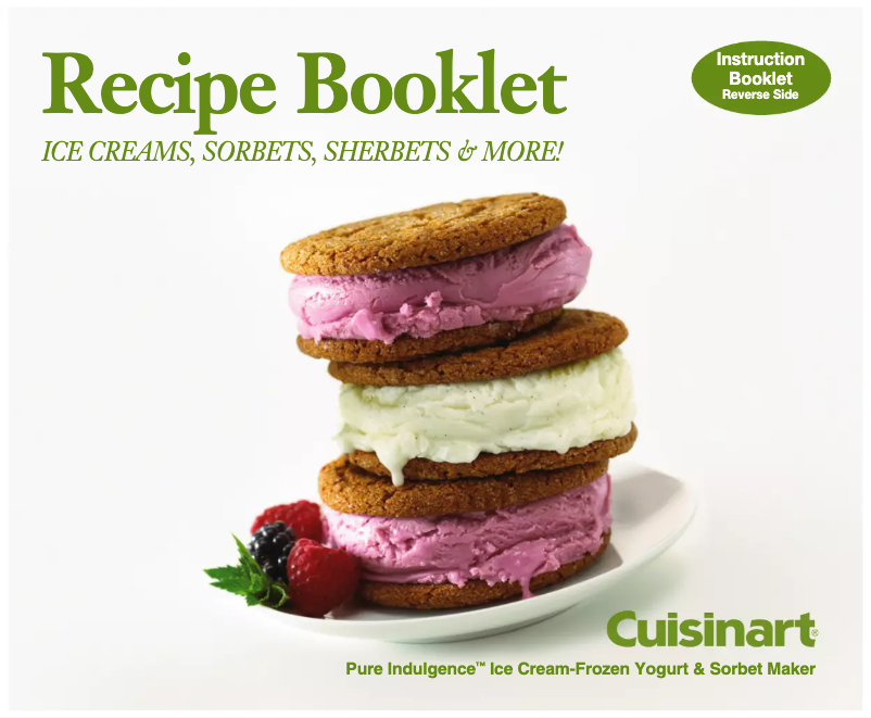 Page 1 de la notice Mode d'emploi Cuisinart Pure Indulgence ICE-30B