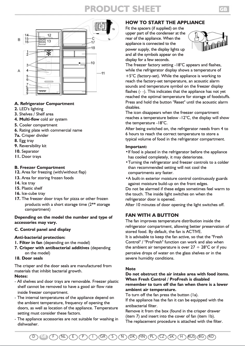 Page n°1 - Manuel utilisateur Whirlpool WTC 3746 A+NFCX