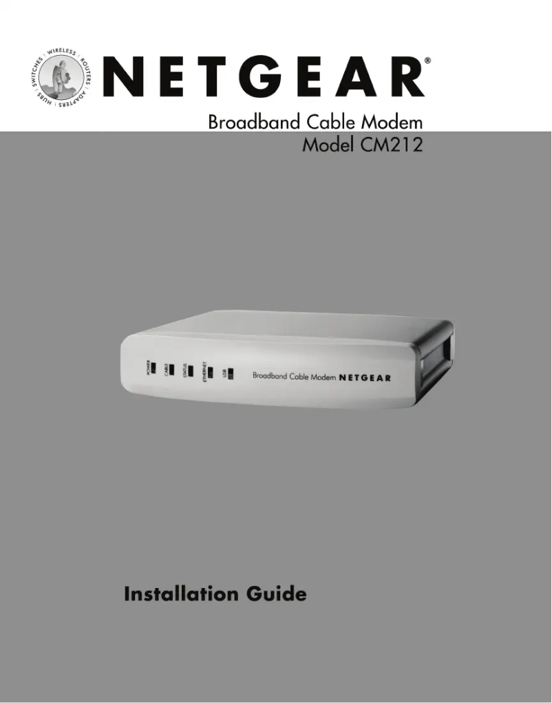 Image de la première page du manuel de l'appareil CM212