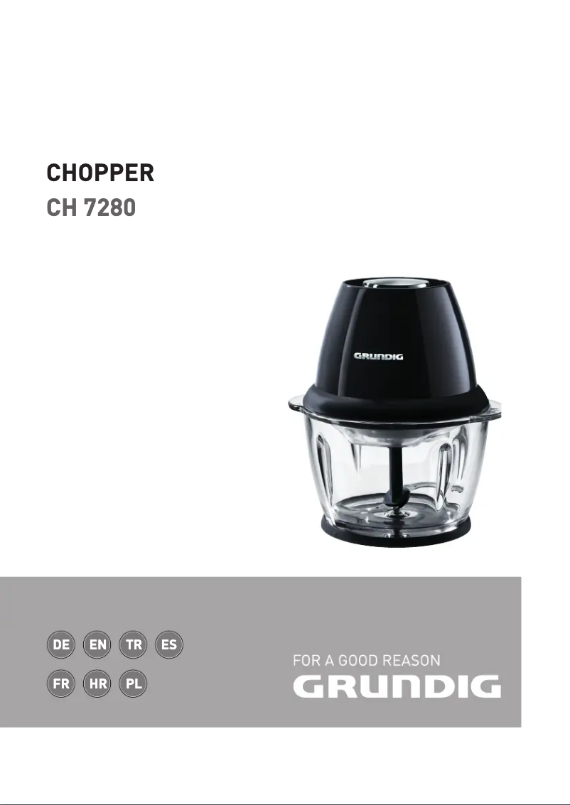 Page 1 de la notice Manuel utilisateur Grundig CH 7280