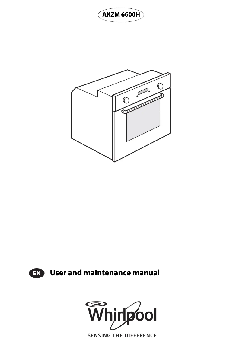 Page 1 de la notice Manuel utilisateur Whirlpool AKZM 6600 HIX