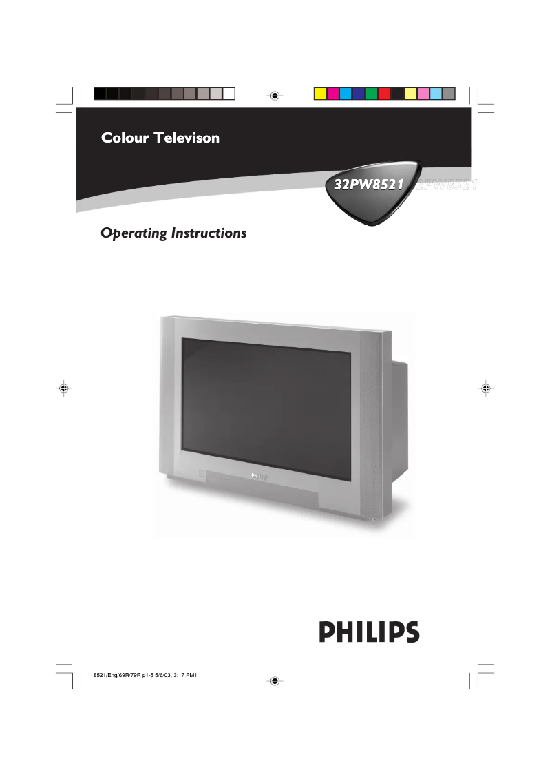 Imagen de la primera página del manual del dispositivo 32PW8521