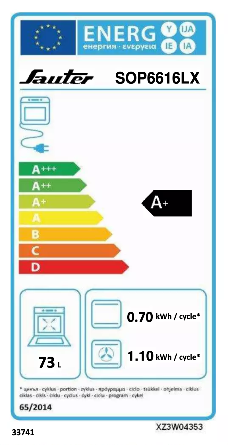 Image de la première page du manuel de l'appareil SOP6616LX