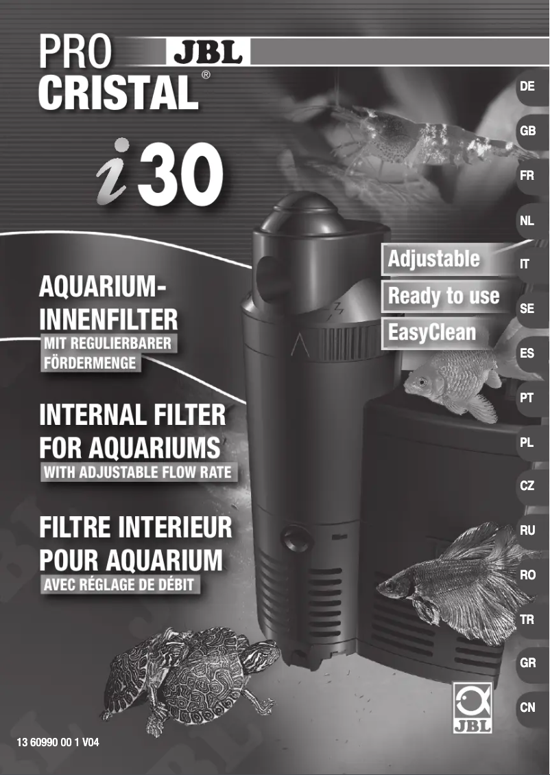 Page n°1 - Manuel utilisateur JBL Pro Cristal i30