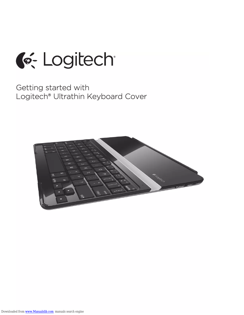 Page 1 de la notice Manuel utilisateur Logitech Ultrathin Keyboard Cover