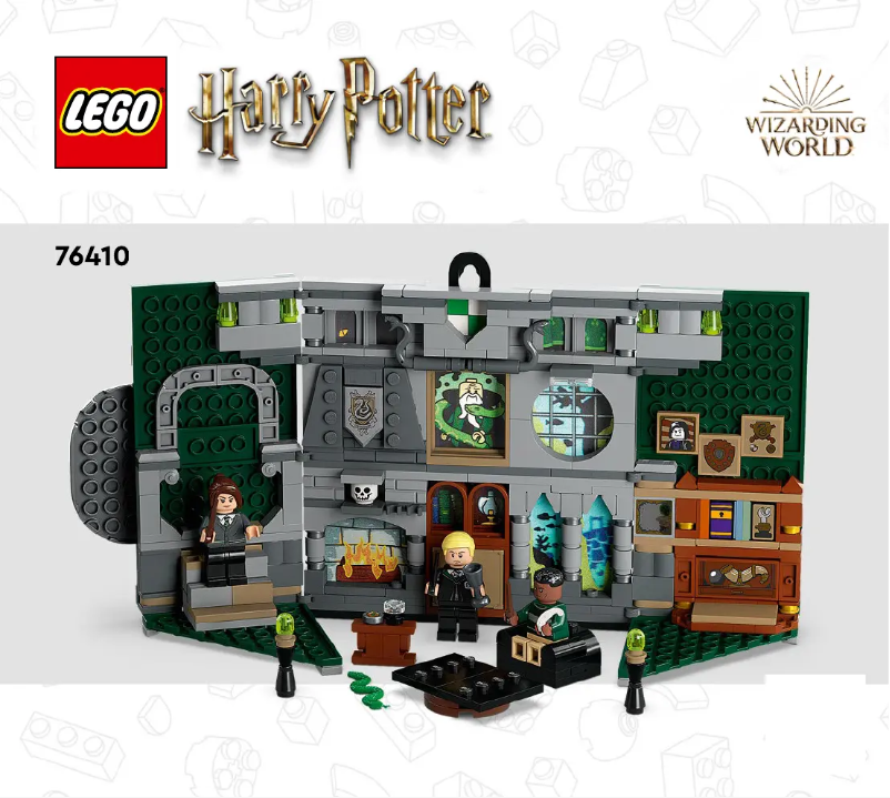 Page 1 de la notice Consignes visuelles Lego Harry Potter 76410