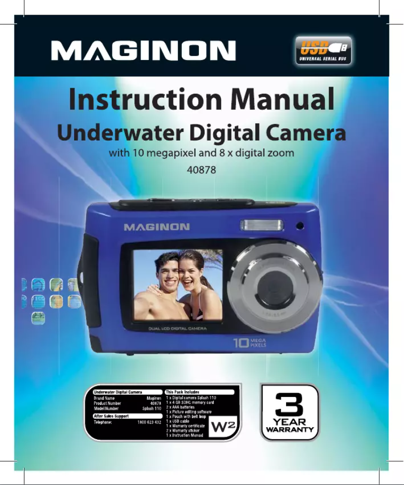 Page n°1 - Manuel utilisateur Maginon Splash 110