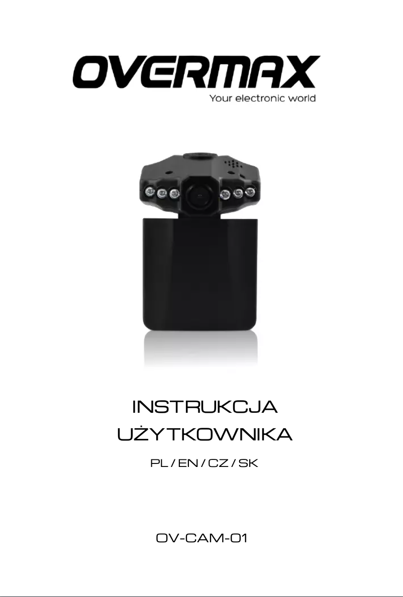 Page 1 de la notice Manuel utilisateur Overmax CAM 01