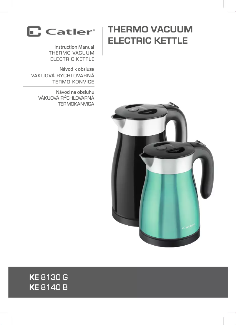 Image de la première page du manuel de l'appareil KE 8130