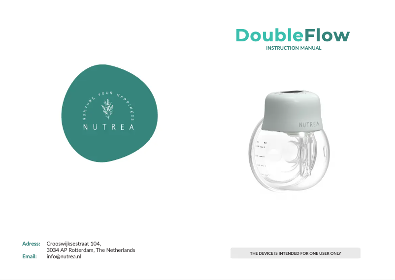 Image de la première page du manuel de l'appareil EasyFlow