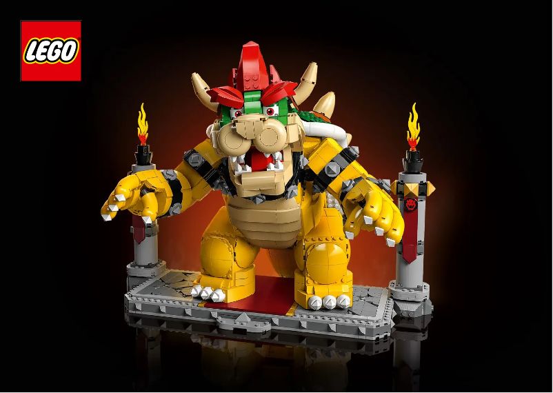 Page n°1 - Consignes visuelles Lego Super Mario 71411