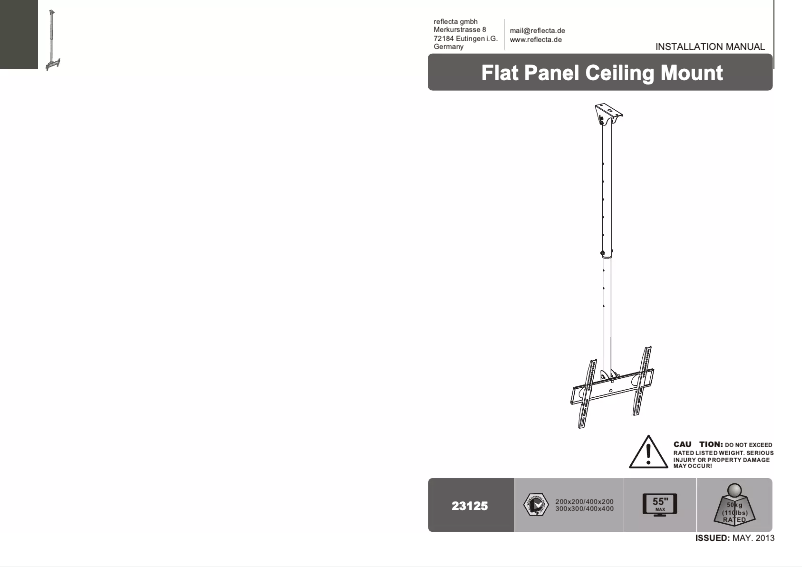 Image de la première page du manuel de l'appareil 23125