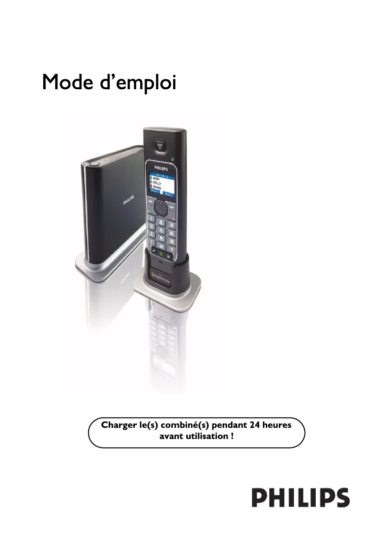 Page 1 de la notice Manuel utilisateur Philips VOIP4332S