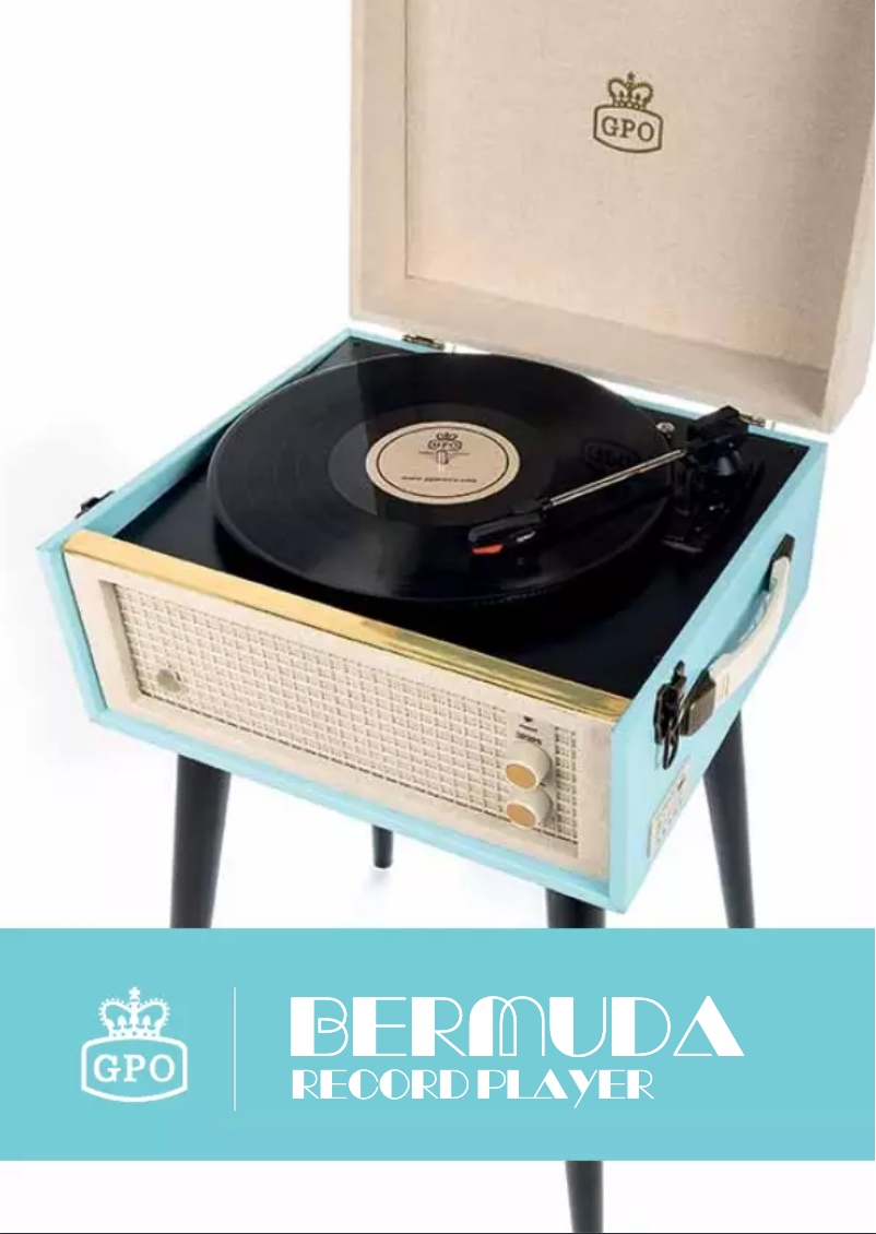 Page 1 de la notice Manuel utilisateur Crosley Bermuda