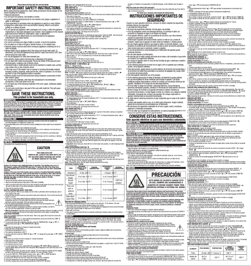 Page n°1 - Manuel utilisateur Black & Decker TO4211SKT