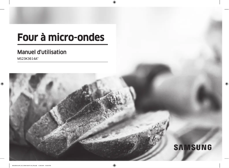 Page n°1 - Manuel utilisateur Samsung MS23K3614AW