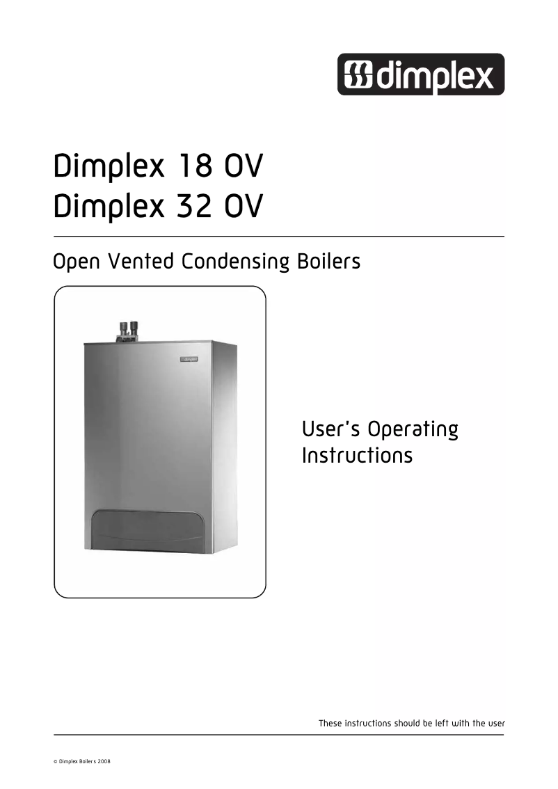 Page 1 de la notice Manuel utilisateur Dimplex 18 OV