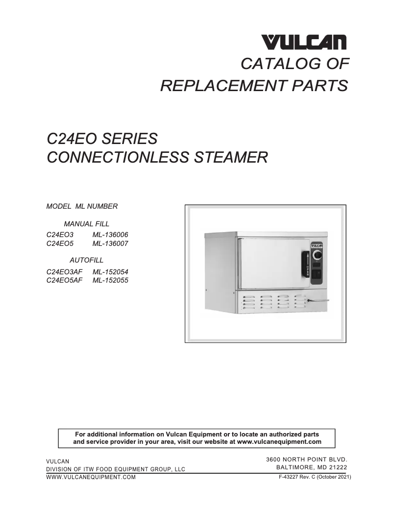 Image de la première page du manuel de l'appareil C24EO3
