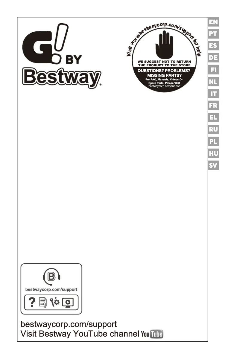 Page n°1 - Manuel utilisateur Bestway GIFI 5615C