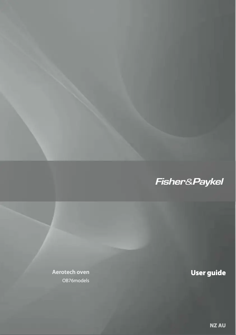 Page 1 de la notice Manuel utilisateur Fisher & Paykel OB76SDEPX2