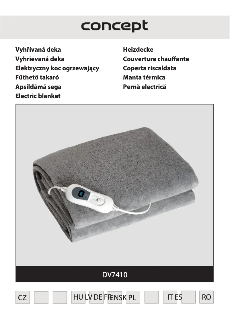 Image de la première page du manuel de l'appareil DV7410