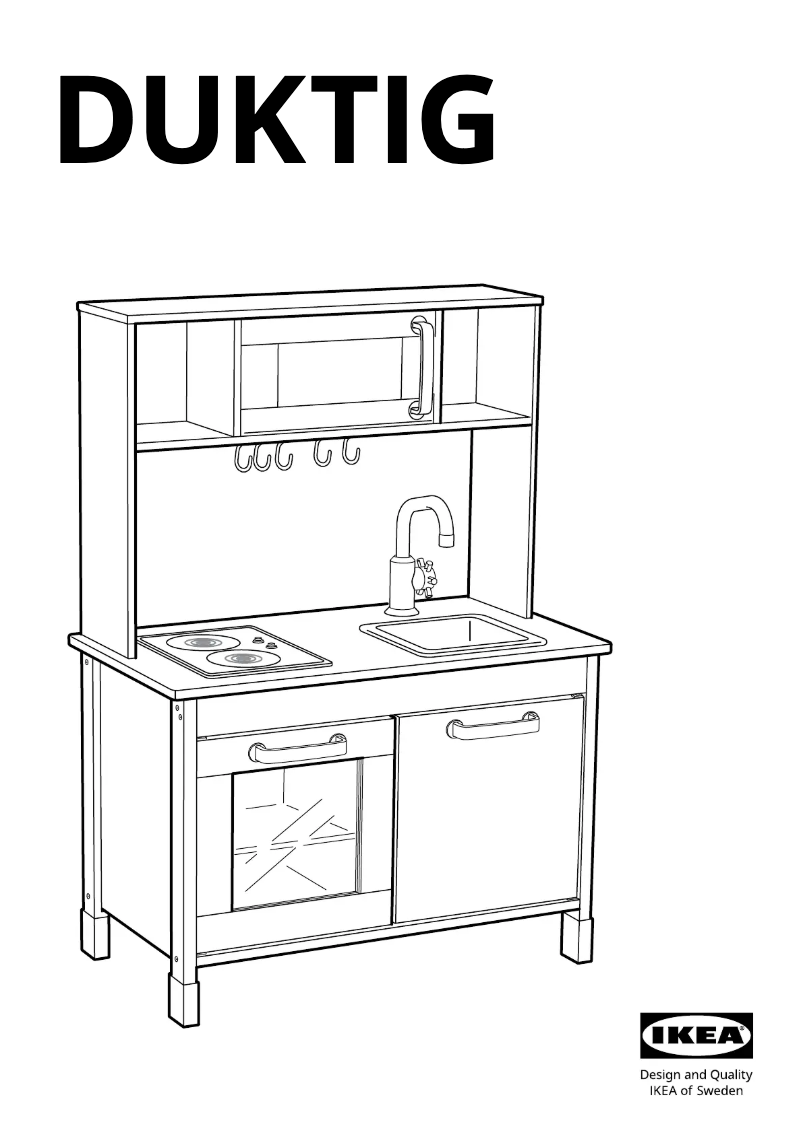 Imagen de la primera página del manual del dispositivo DUKTIG 005.152.16