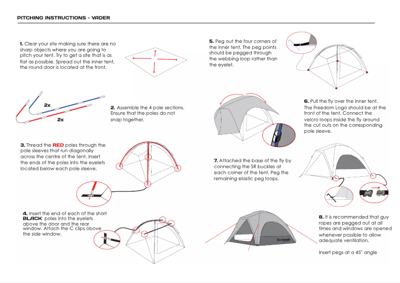 Image de la première page du manuel de l'appareil Vader
