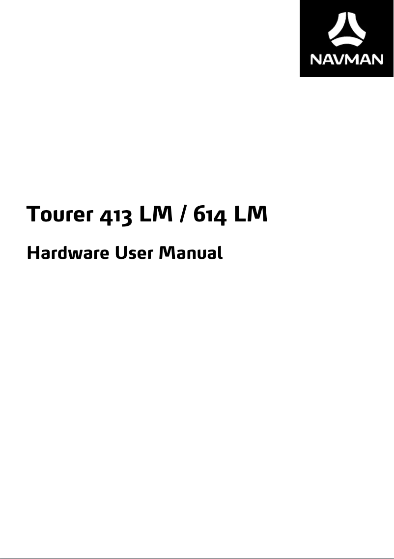 Page n°1 - Manuel utilisateur Navman Tourer 413 LM