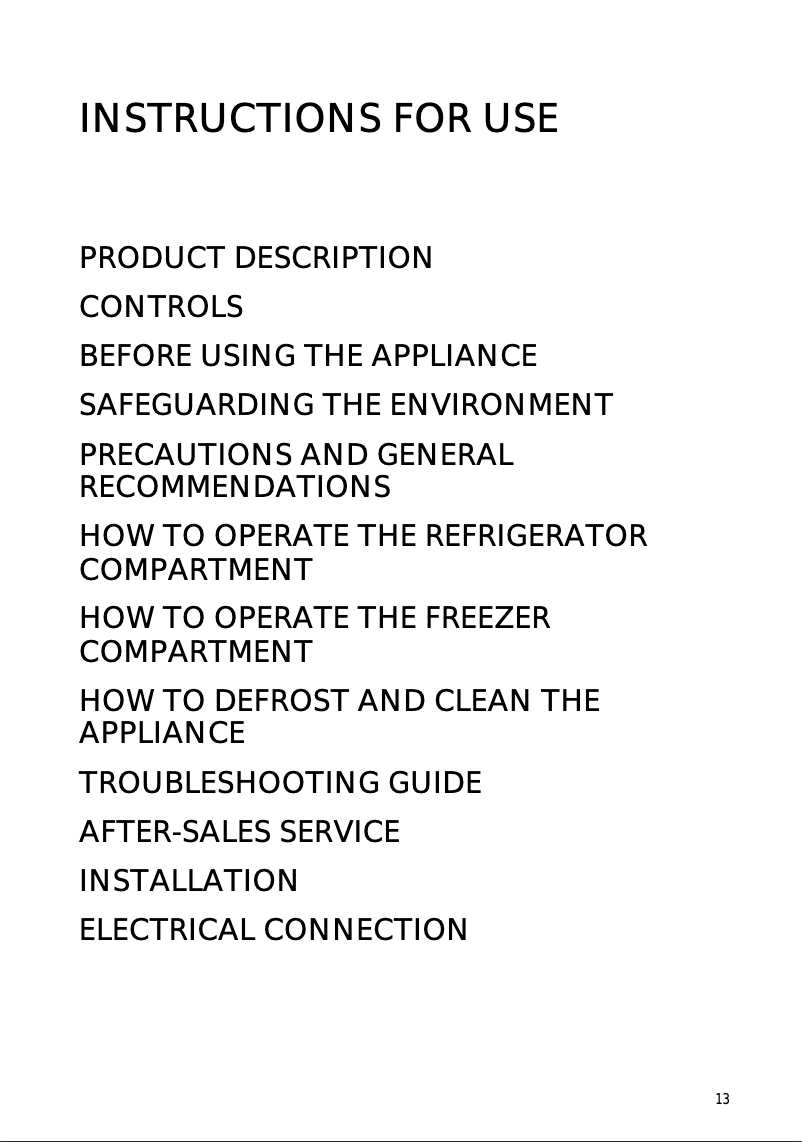 Page n°1 - Manuel utilisateur Smeg FR 220 A7