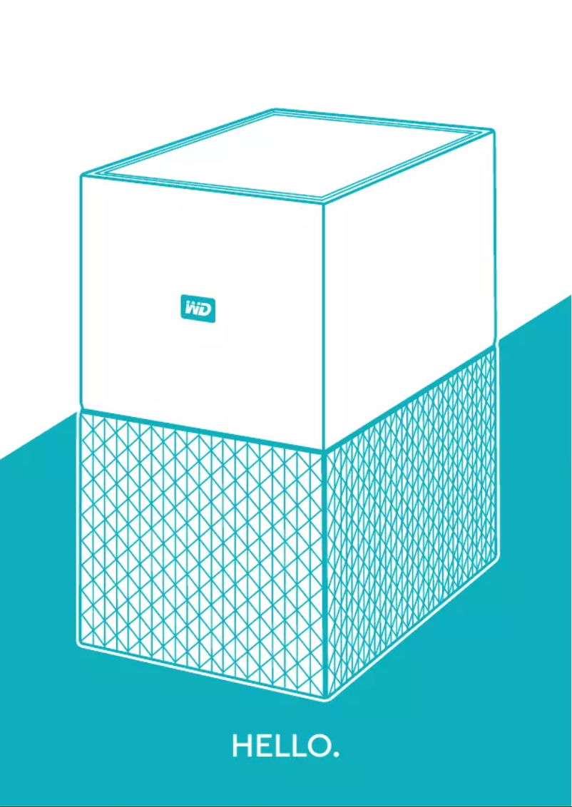 Page 1 de la notice Manuel utilisateur Western Digital My Cloud Home Duo