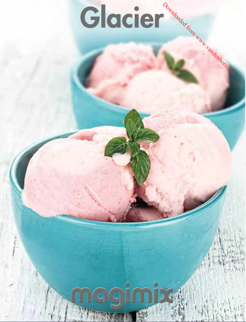 Page n°1 - Manuel utilisateur Magimix Glacier 11660