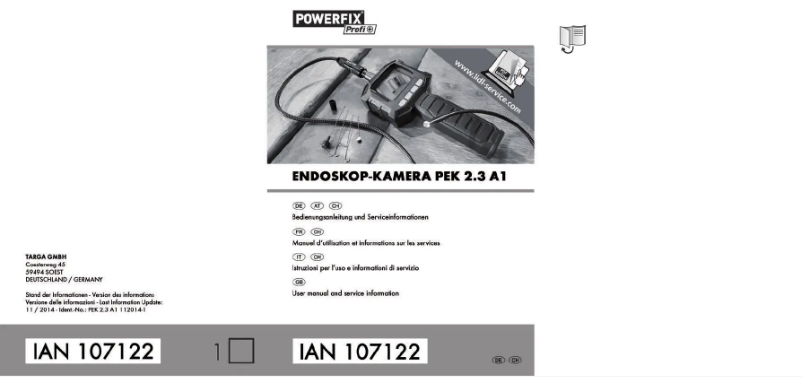 Página 1 del manual Manual de usuario Powerfix IAN 86588
